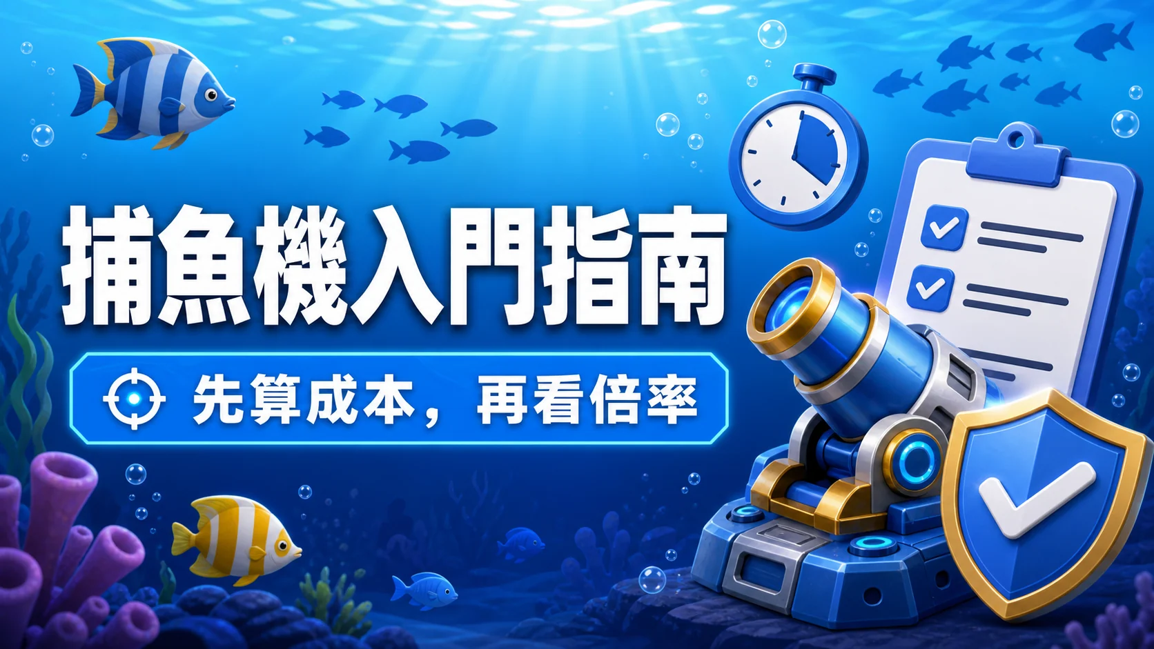 捕魚機怎麼玩？先算每發成本，再看炮台倍率與 RTP精選圖片