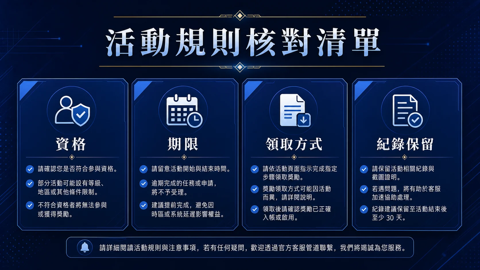 捕魚遊戲活動怎麼看？資格、排除條件與紀錄保留檢查表